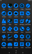 Blue and Black Icon Pack screenshot 22