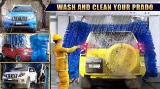 Prado Car Wash Simulator 2018 - Bãi đỗ xe Prado screenshot 0