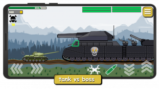 Tank Battle War 2d: vs Boss screenshot 3