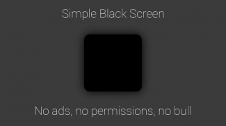 Simple Black Screen screenshot 1