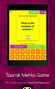 Taarak Mehta Game Quiz: TMKOC Game screenshot 3