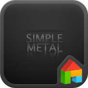 Metal dodol launcher theme screenshot 2