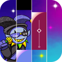 FNF Jevil - Friday Night Funkin' Piano Tiles