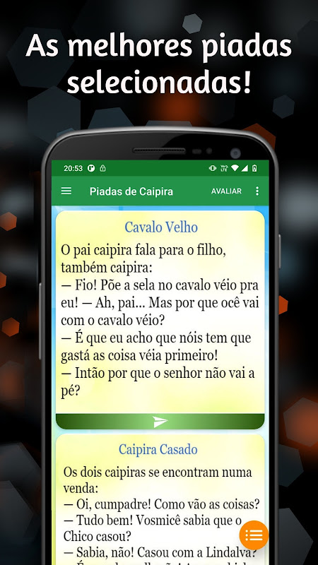 Piadas Curtas para Android