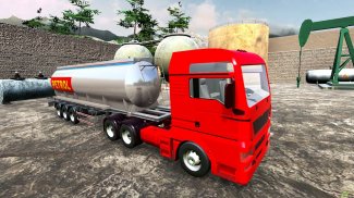 Oil Tanker Offroad Truck Simulator: Driving games screenshot 0