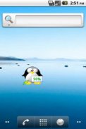 Mini Tux Battery Widget Free screenshot 1