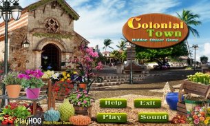 Colonial Town Hidden Object screenshot 1