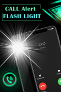 Color Screen Flashlight :  Flash on Call & SMS screenshot 1