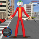 Amazing Joker Stickman Rope Hero Gangster Mafia Icon