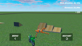 Motorcycle Ragdoll Fall screenshot 12