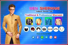 Men Sherwani Photo Suit Editor 2019 : Photo Frames screenshot 8