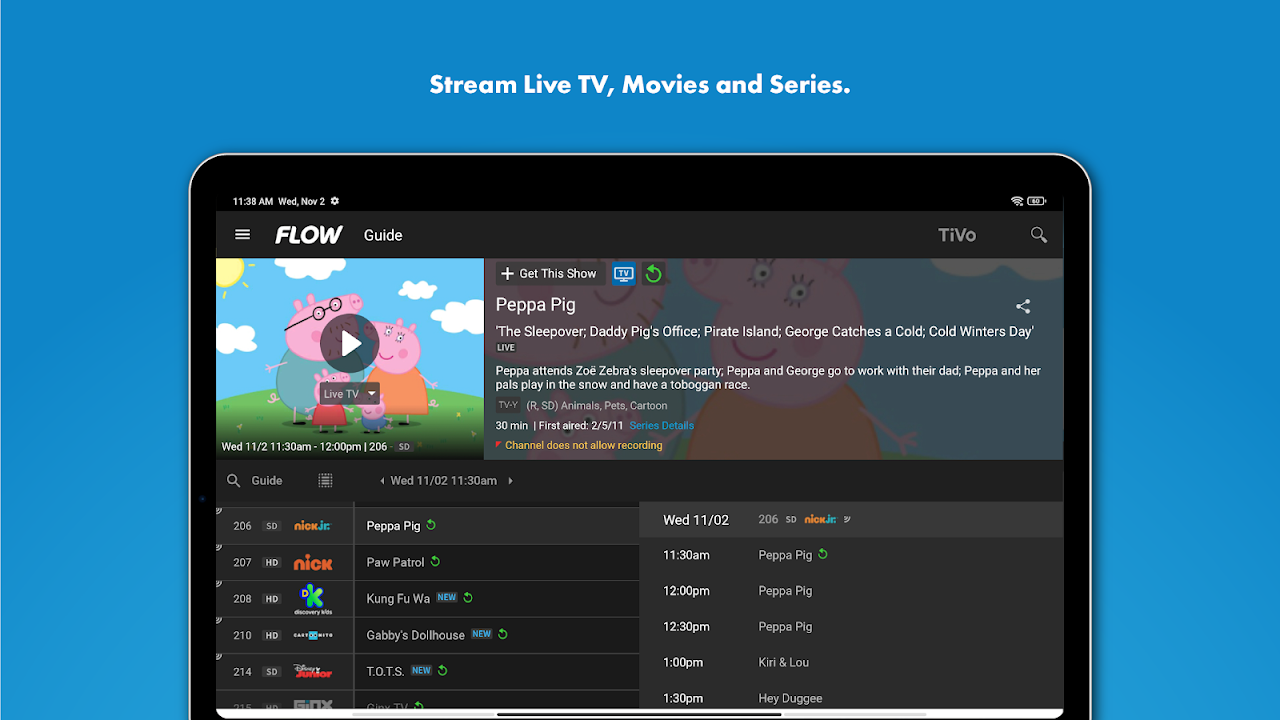 Stream live tv discount apk