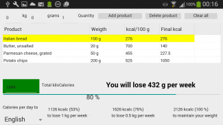 Calorie Calculator screenshot 3