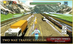 Highway Speed ​​Motorrad Racer: Bike Racing Spiele screenshot 4