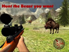 Sniper ป่าล่าสัตว์ 3D screenshot 0