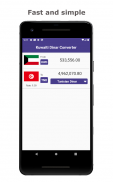 Kuwaiti Dinar converter screenshot 1