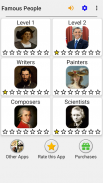 Famous People - History Quiz about Great Persons screenshot 0
