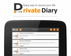 Private DIARY Free - Personal journal screenshot 8