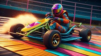 Go Kart Ramp Car Stunt Games screenshot 1