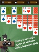 Solitaire Girls Card Game screenshot 2