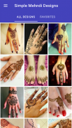 Simple Mehndi Designs screenshot 3