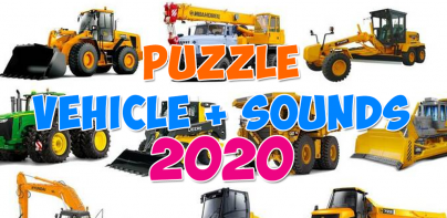 Vehicle puzzle - cars for kids