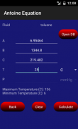Antoine Equation Lite screenshot 3