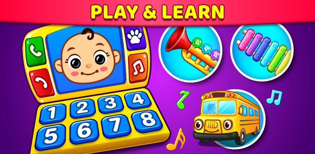 Baby Games - Nursery Rhymes, Baby Piano, Baby Phone, First Words