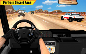 في الشاحنة القيادة الطريق السريع سباق محاكاة screenshot 4
