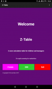 Z-Table screenshot 7