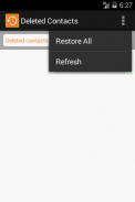 Restore Contacts : Recover Deleted Contacts screenshot 1