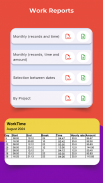 Work Time and Hours Tracker screenshot 7