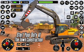 Excavatrice lourde de ville: Construction Crane screenshot 4