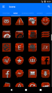 Red Orange Icon Pack Free screenshot 15