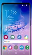 Galaxy S10 Wallpapers blue-rose screenshot 2