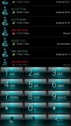 Dialer Dusk AquaGreen Theme screenshot 0