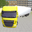 Livraison Camion Chauffeur 3D