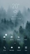 Foggy Forest Theme screenshot 2