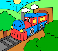 Pagine di colorazione per bambini: trasporto screenshot 7