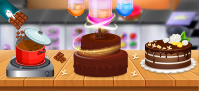 Chocolate Wedding Cake Factory :Dessert Maker Game para Android - Download