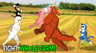 Cartoon Fight: Farm War screenshot 2