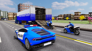 Police Airplane Pilot - Transporter Plane Game 3D screenshot 0
