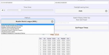 Monthly Prayer Timetable screenshot 8