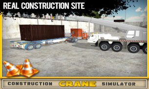 Pembinaan Crane Simulator 3D screenshot 2