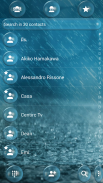 Dialer Bubble Rain Theme screenshot 2