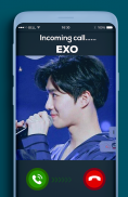 Exo Fake Call App screenshot 1