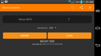 Bitcoin Converter screenshot 0