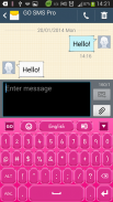 गुलाबी कीबोर्ड screenshot 3