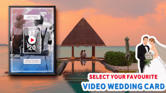 Wedding Card Design & Photo Video Maker With Music screenshot 1