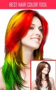 Auto Hair Color Changer : hair makeover screenshot 2